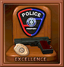 Prestigious Freeport Police Dept. Award of Excellence